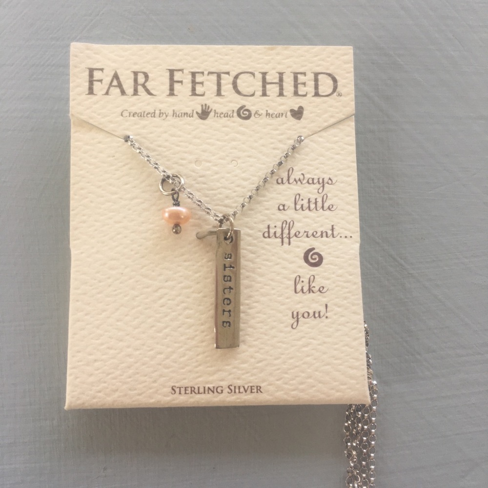 Far Fetched sister necklace